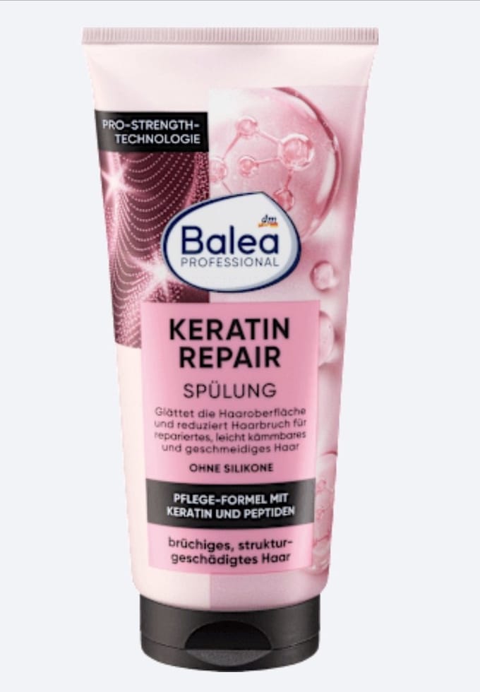 Balea PROFESSIONAL Conditioner Keratin Repair, 200 ml