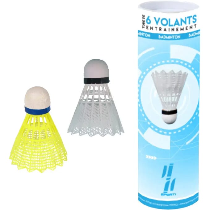 Tube met 6 fluorescerende trainingswielen Sporti