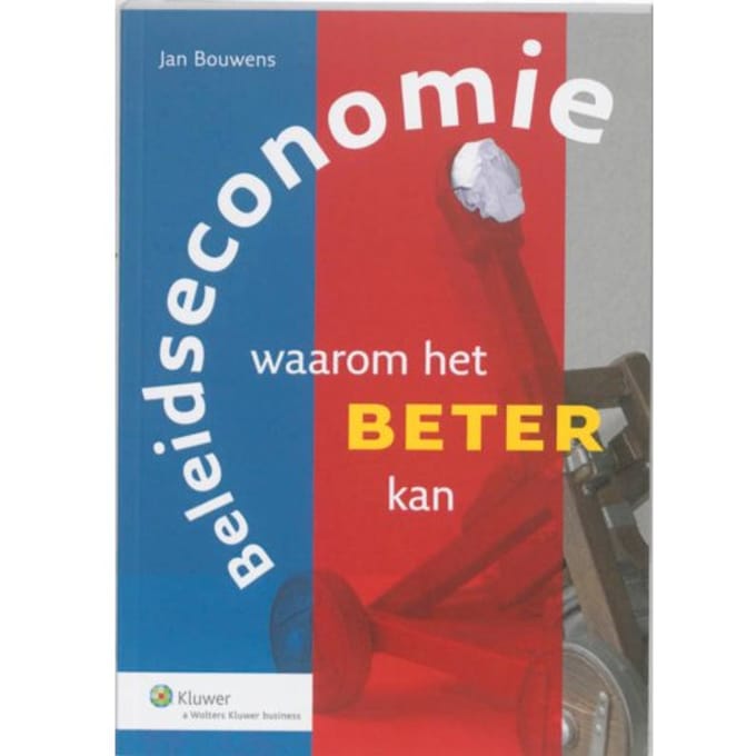 Beleidseconomie - Jan Bouwens