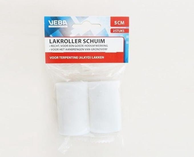 Lakroller - Schuim - 5 cm - 2 Stuks