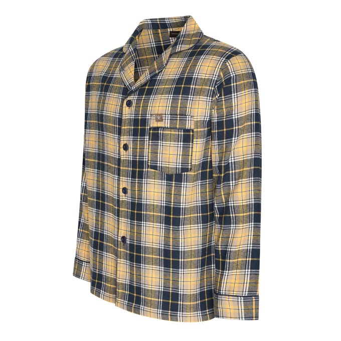 Cappuccino Italia - Heren Pyjama Alba Pyjama - Geel - Maat M
