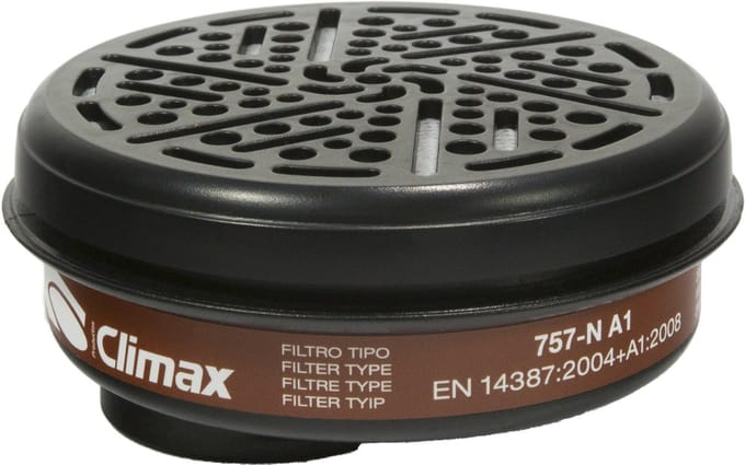 Filtre Climax Type 757-N A1 Pour Demi-Masques 757-S,742 1 Pcs.