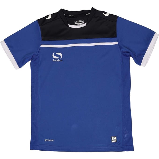 Sondico Kinder/Kinder-T-shirt met gekleurd blok (Royal Blue/Navy)