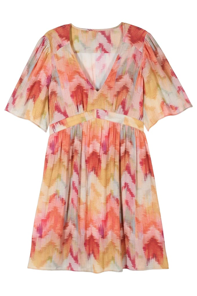 BA&SH Robe Aelda Ocre Maat: S | Mini Jurken Outlet | Dames | Blauw