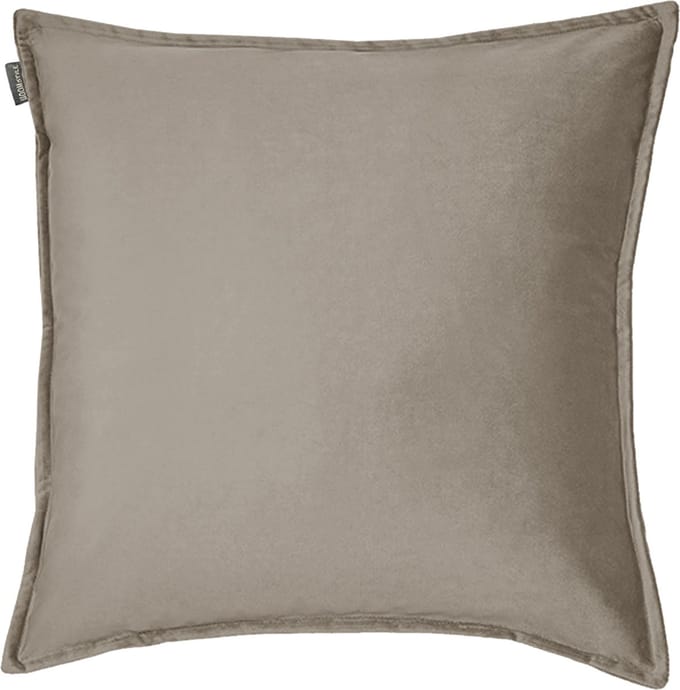 HOOMstyle Kiki Kussen - Sierkussen Vierkant - Fluweel - 45x45cm - Taupe