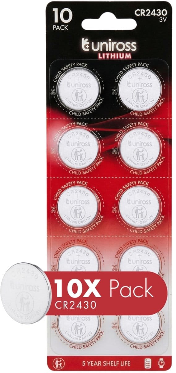 Uniross CR2430 10 pack