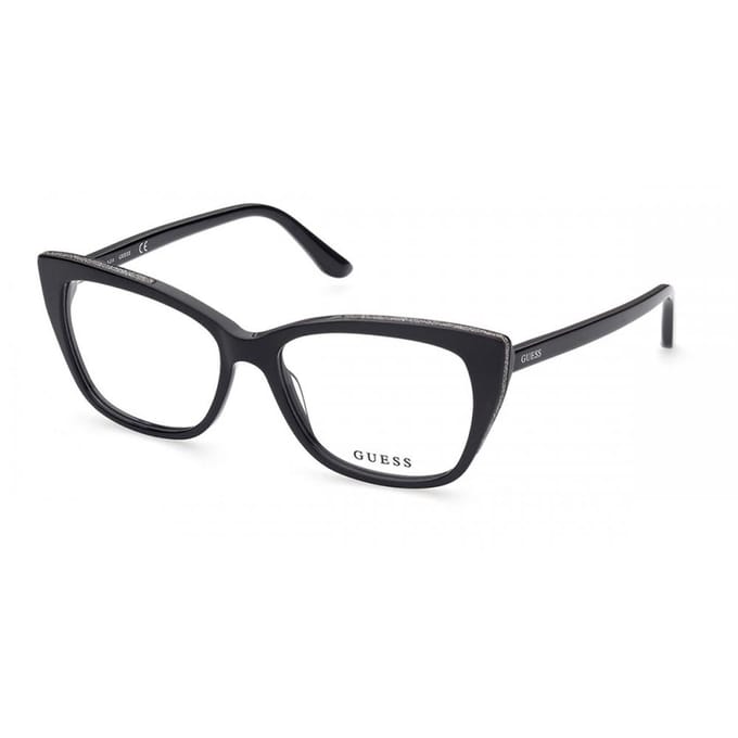 Guess Dames Bril Gu2852 001 Shiny Black/55-16-140 black