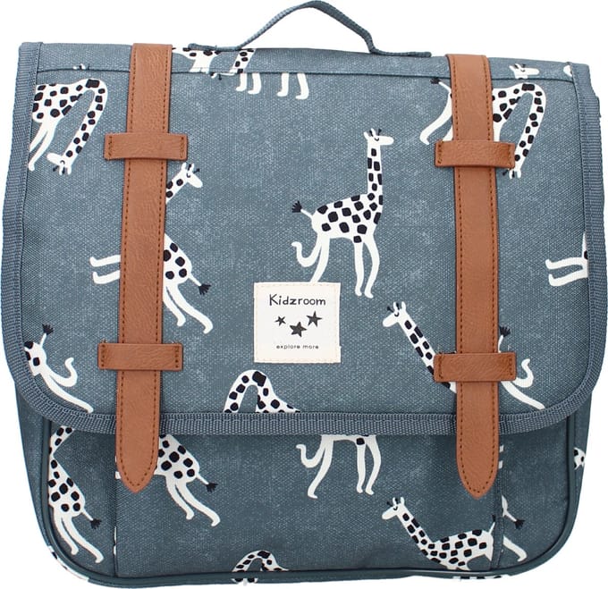 Kidzroom Stories Schoolrugzak - Blauw - Giraf