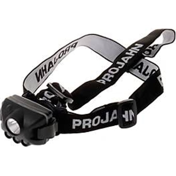 High-performance led-hoofdlamp Projahn, 3 watt leds, lichtvermogen 100 lumen