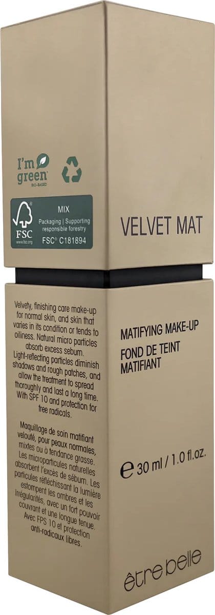 Etre Belle - Make up - Foundation - Velvet Mat - SPF10 - kleur 3