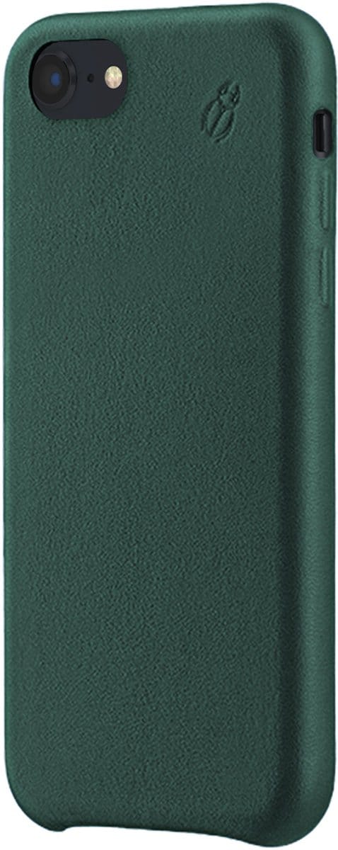 BeetleCase, Hoesje geschikt voor iPhone 6 / 7 / 8 / SE / SE 2022 - Leer, Groen