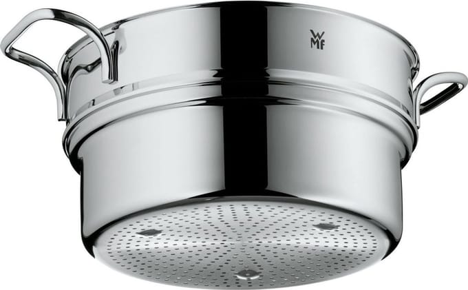 WMF ProfiSelect 24 cm Steamer Insert, Kitchen Steamer, Food Steamer, Stainless Steel, Silver