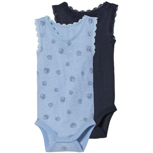 LUPILU Baby rompertjes (Donkerblauw/blauw, 62/68)