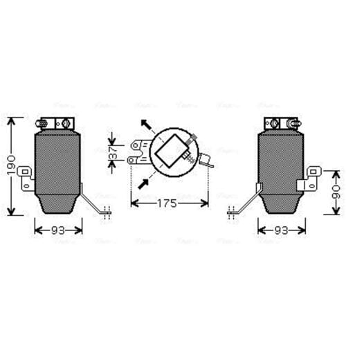 Luchtontvochtiger  AVA COOLING BWD299 AVA