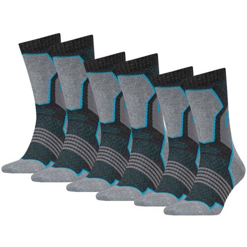 HEAD Hiking Crew sokken 6-pack Unisex Grey/blue-35/38