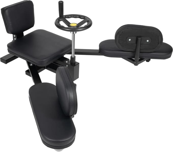 NordHaus Beenstretcher - Stretch Machine - 180° Split Trainer - Stalen Frame - 100kg Draagvermogen - Comfortabele Zitting
