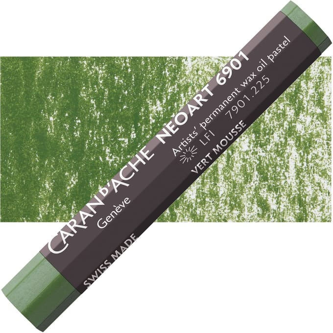 Caran d'Ache Neoart Permanent Wax Oliepastel - Moss Green (225)