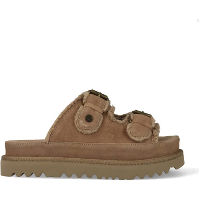 Warmbat Dysart Suede Dames Sandalen - Stone