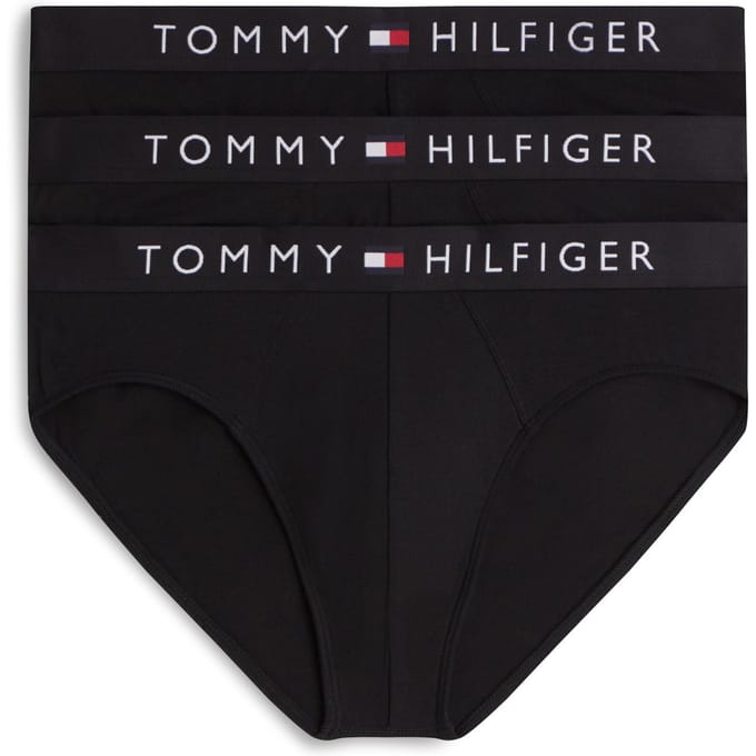 Tommy Hilfiger 3-pack Brief Black/black/black Größe: M | Unterhosen Outlet | Herren | Schwarz