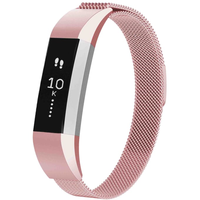 imoshion Milanees magnetisch bandje voor de Fitbit Alta (HR) - Maat S - Roze
