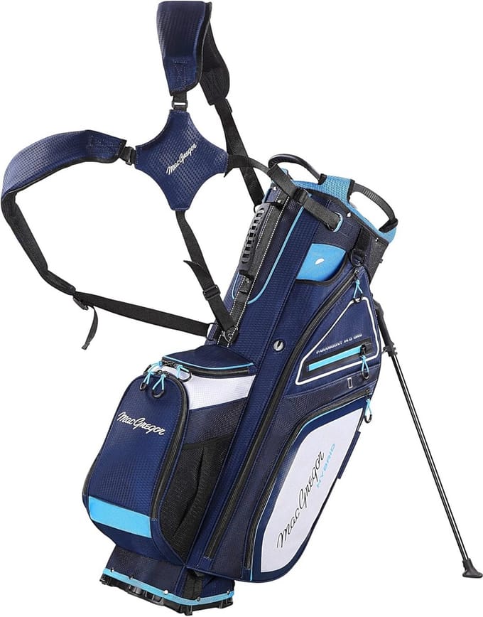 Lichtgewicht Hybride Golfbag met 14-vaks Top en Veel Opbergruimte
