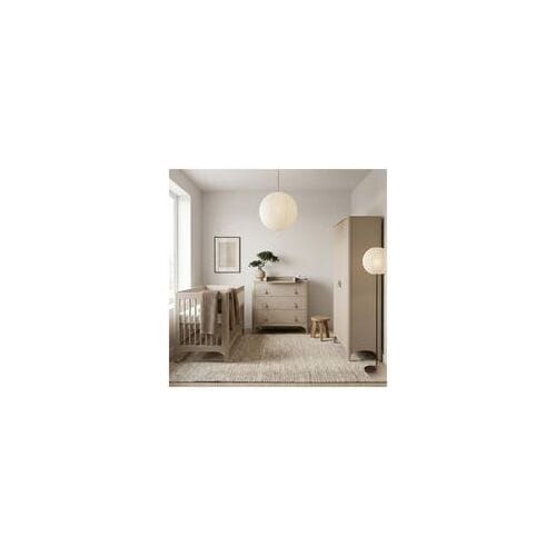 Born Lucky Nordic Meegroei Babykamer 3 Delig Compleet – Baby bed 70x140 cm – Commode – Kast – 3-Delig