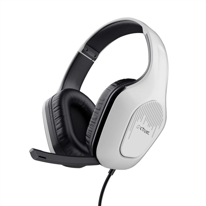 Trust GXT 415W Zirox - Gaming Headset - Bedraad - 50mm Drivers - Over-ear - Wit