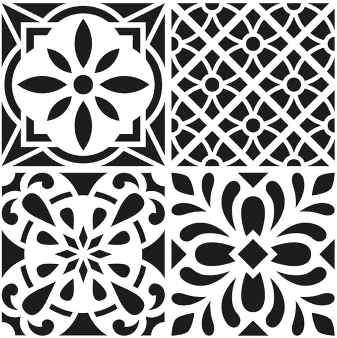 Decoratieve sjabloon 30x30 cm - Artemio