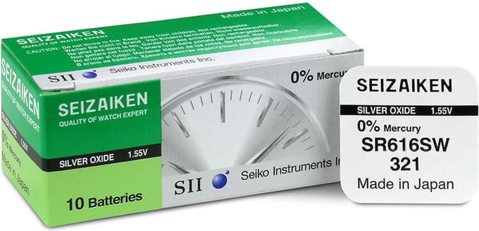 SR616SW - 321 horloge Batterij Seiko - 10 stuks