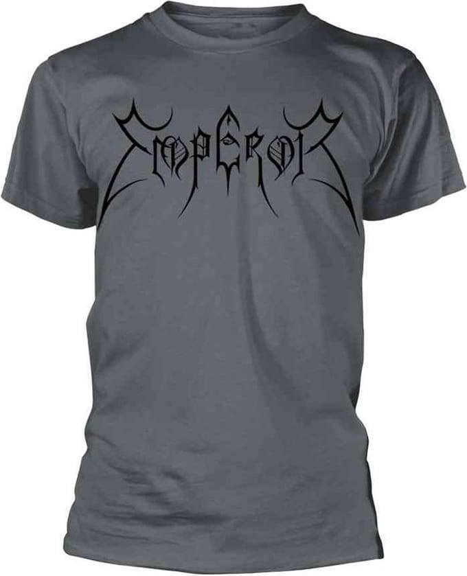 Emperor Heren Tshirt -S- Logo Shield Grijs