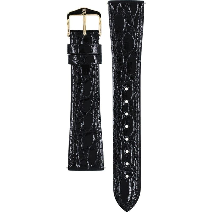 Hirsch 18920850-1-20 Genuine Croco Horlogeband