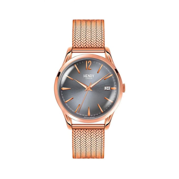 Henry London HL39-M-0118 Unisex Horloge 39mm 3ATM