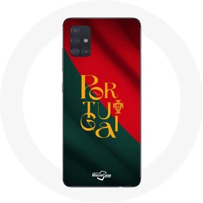 Coque - MANIACASE - Samsung Galaxy A51 - Souple - Drapeau du Portugal - Mixte