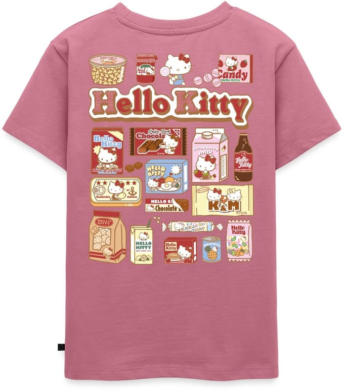 Hello Kitty Snack Collage Premium T Shirt Kinderen