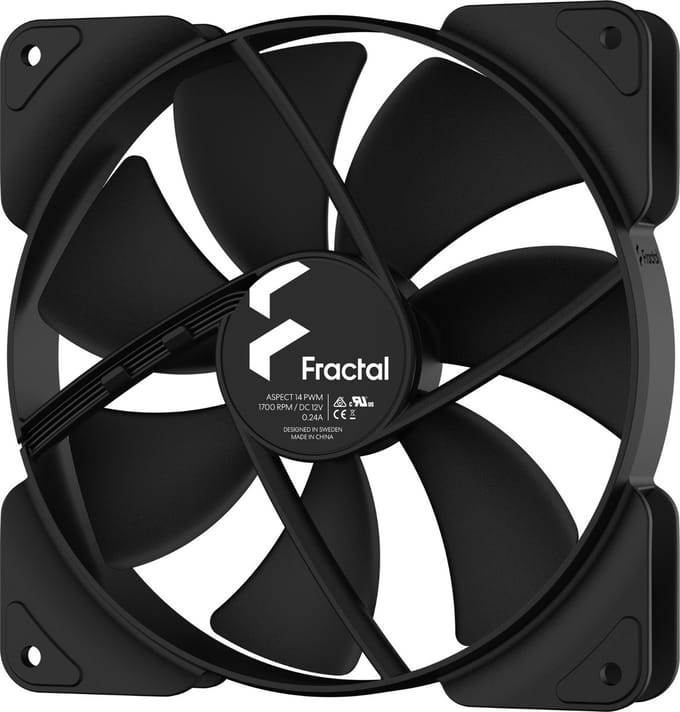 Fractal Design Aspect 14 PWM - Case ventilator - 140mm - Black