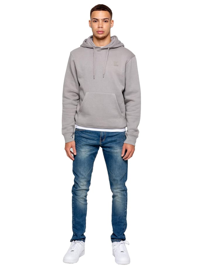 Kruze | 2 Pack Heren Pullover Hoodie - NVY/GRY