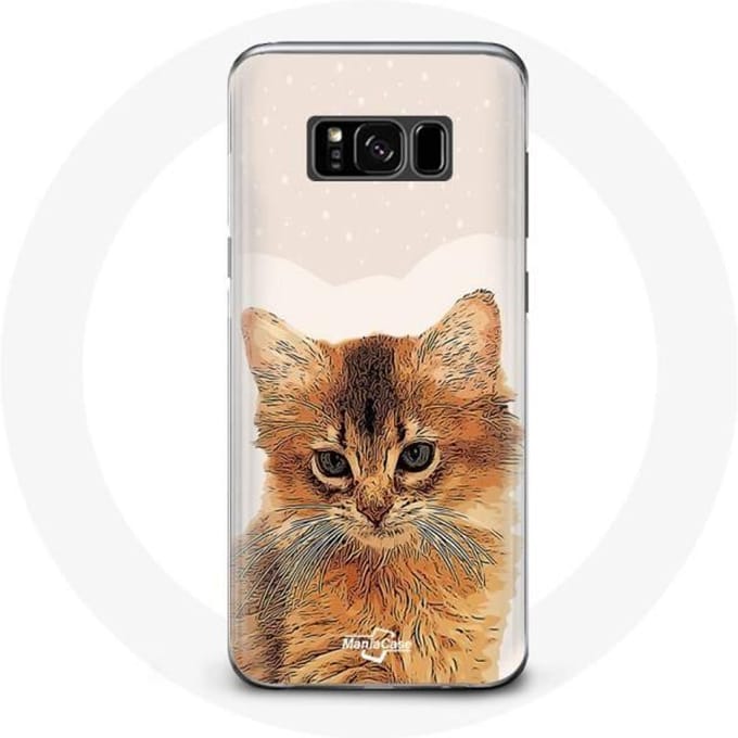 Coque pour Samsung Galaxy S8 Somali Race de chats