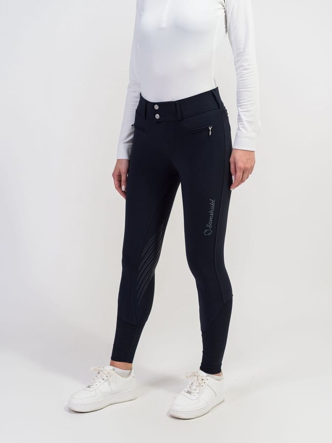 Rijbroek Clara full grip Navy Two on Tone - 34