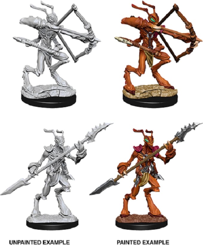 D&D Nolzur’s Marvelous Miniatures: ThriKreen – 2 miniaturen