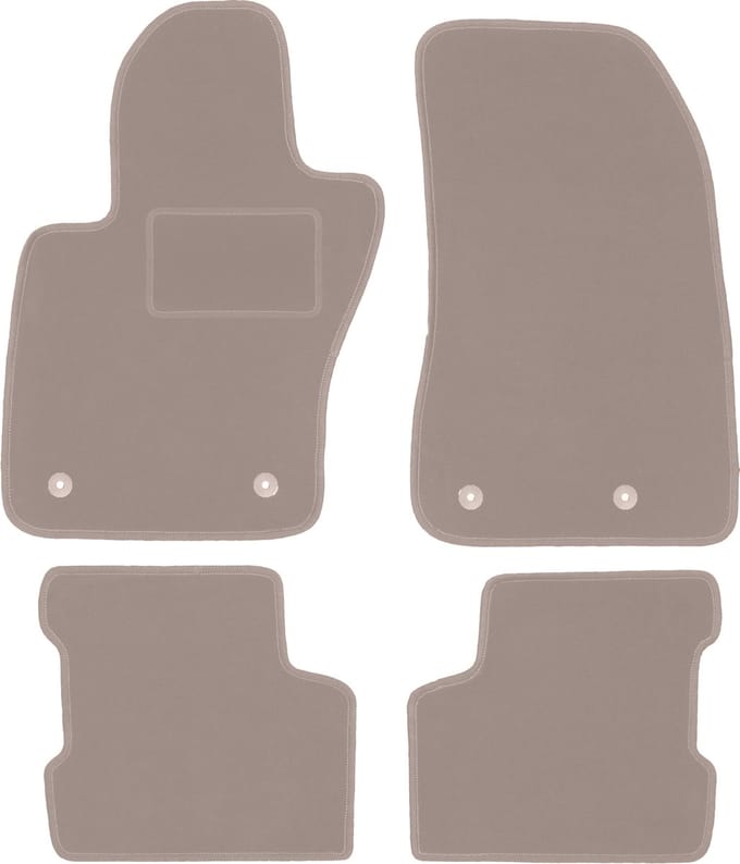Beige velours vloermatten voor: Jeep Renegade SUV (2014-2019)