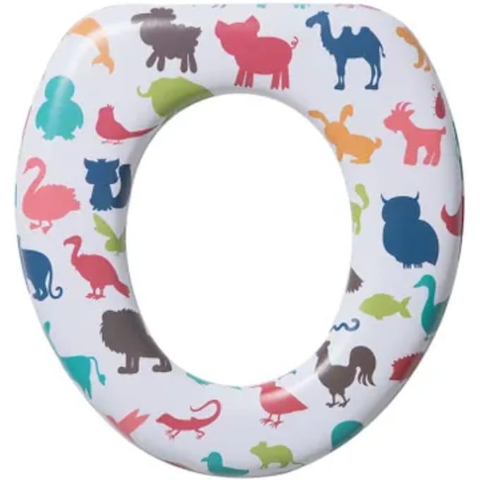 Aquavive Wc-bril Bedrukt Pu - Met Dierenprint