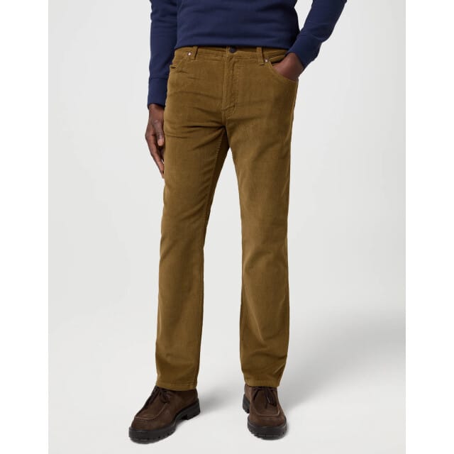 Wrangler - Greensboro - Heren Regular-fit Corduroy - Kangaroo