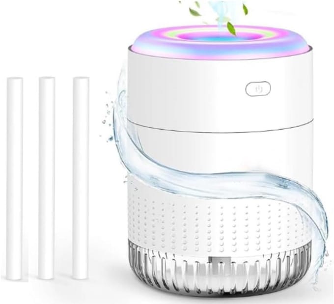 NBAP® Luchtbevochtigers Slaapkamer - Luchtreinigers - Humidifier - Wit