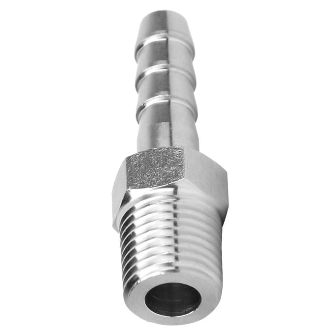 2 STKS 14 inch Roestvrij Staal BSPT Schroefdraad Connector Barb Koppeling Snelkoppeling Connector Pijp