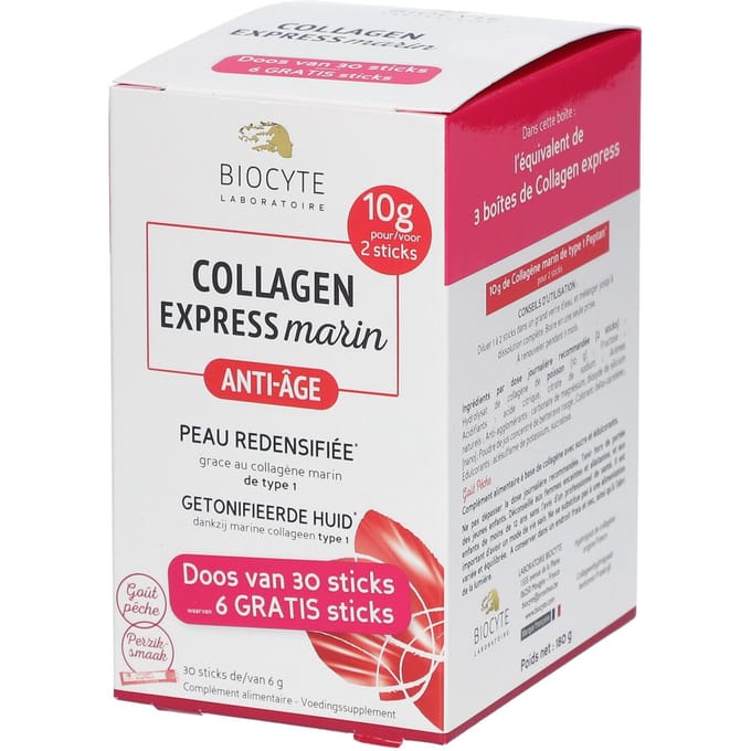 Biocyte Collagen Express Sticks Pack 30x6 Stiften