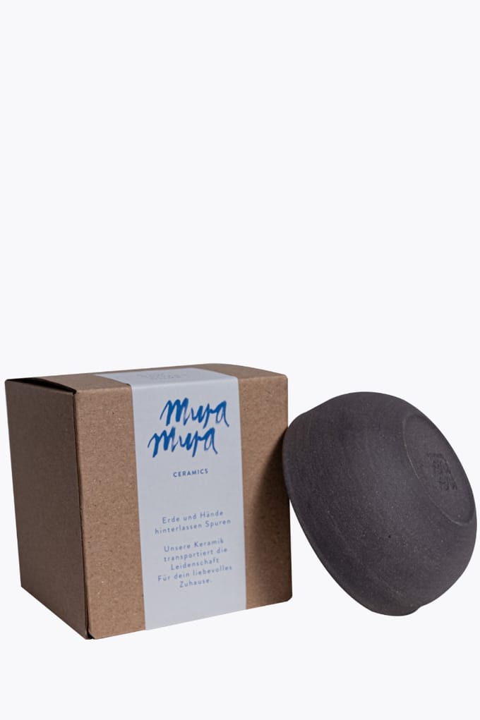 MURA MURA Ceramics KUMO Cappuccinokop   Zwart   Cappuccino kop   220 ml   Hoogwaardig steengoed handgemaakt design voor de perfecte koffiebeleving