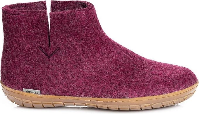 Glerups Laars met rubber zool-Cranberry-38