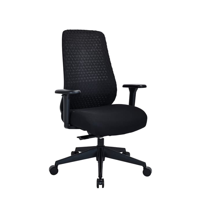 Professionele bureaustoel Verviq Zwart hjh OFFICE