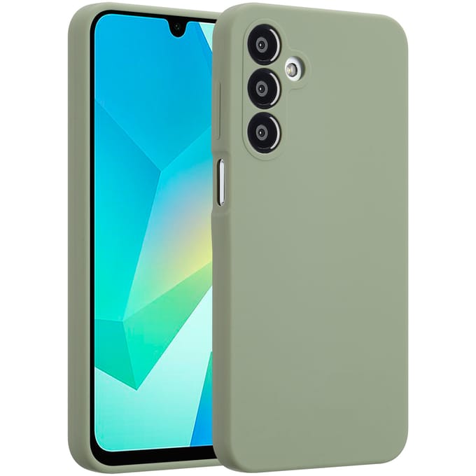 Accezz Liquid Silicone Backcover voor de Samsung Galaxy A16 - Cooper Green