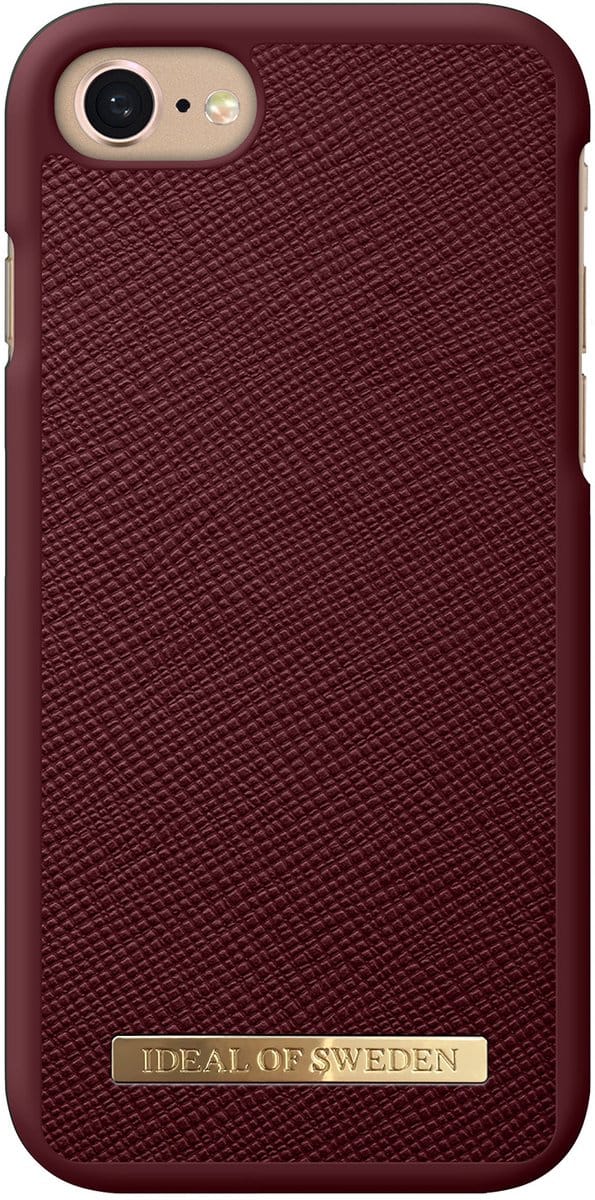 iDeal of Sweden Saffiano Backcover iPhone SE (2020) / 8 / 7 / 6(s) hoesje - Rood